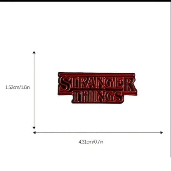 STRANGER things alloy pin brooche - Picture 4 of 4